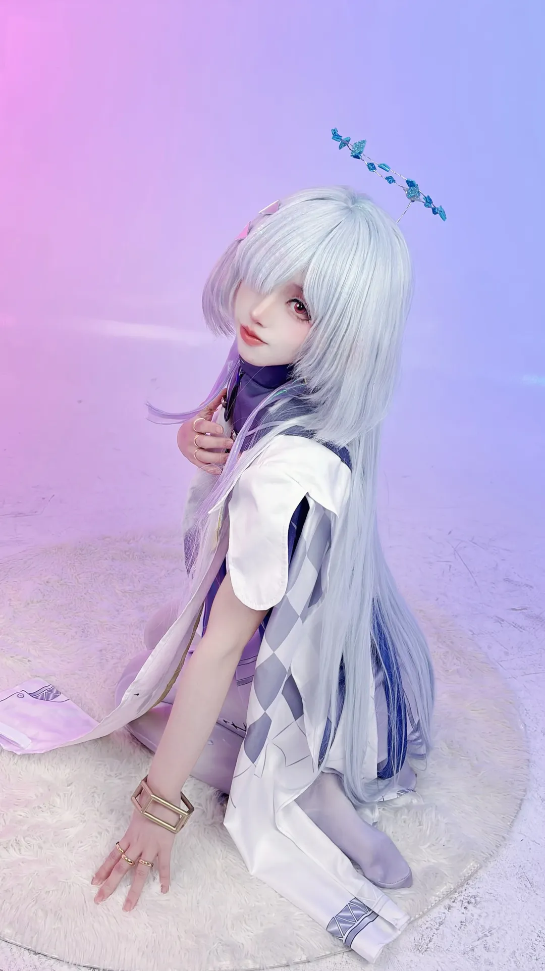 鸣潮, 二次元, 棚拍, 莫宁cos, cosplay摄影 - 第2张