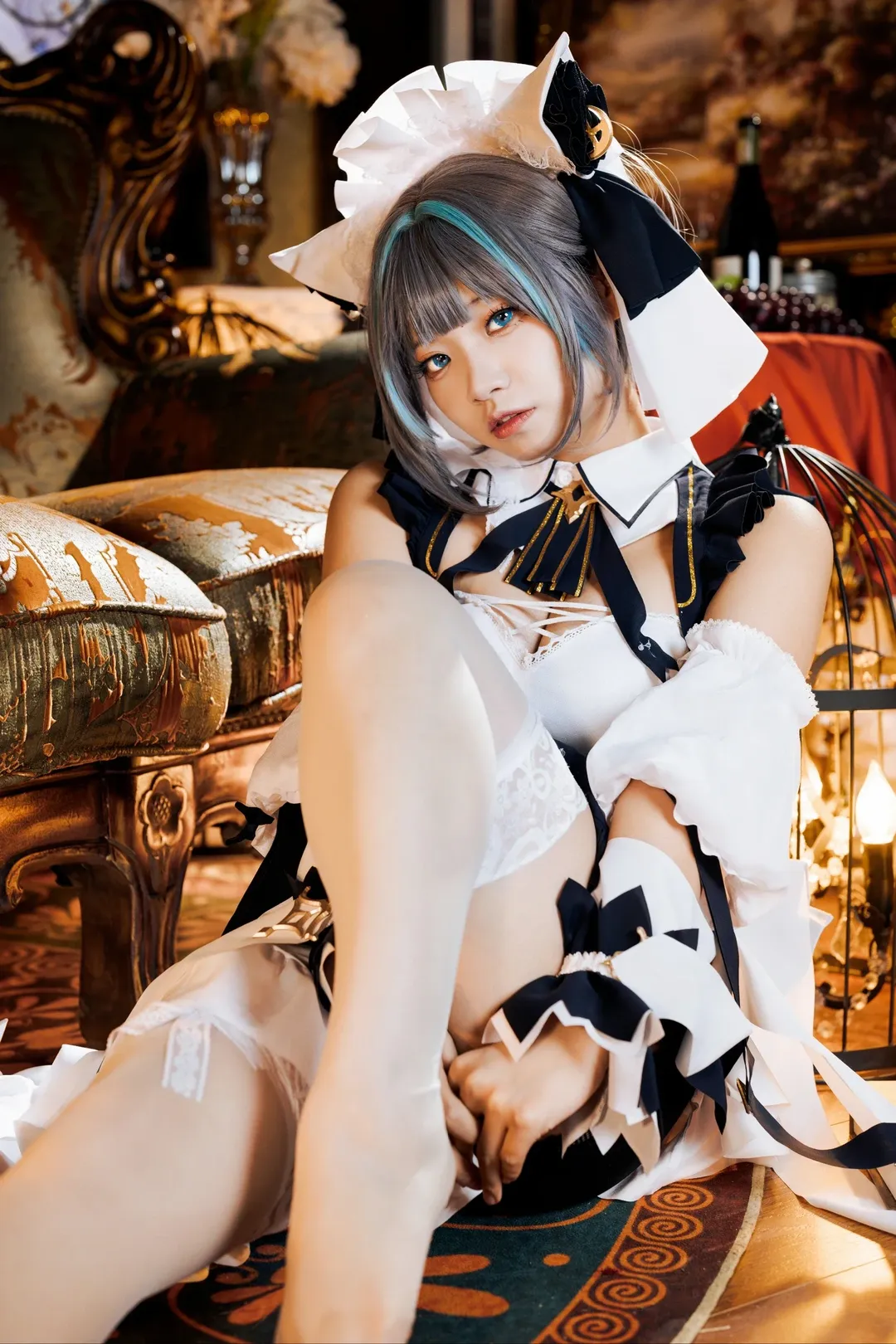 チェシャー コスプレ, アズールレーン, コスプレ撮影, メイド服コーデ, 二次元風の完成写真 - 13枚目