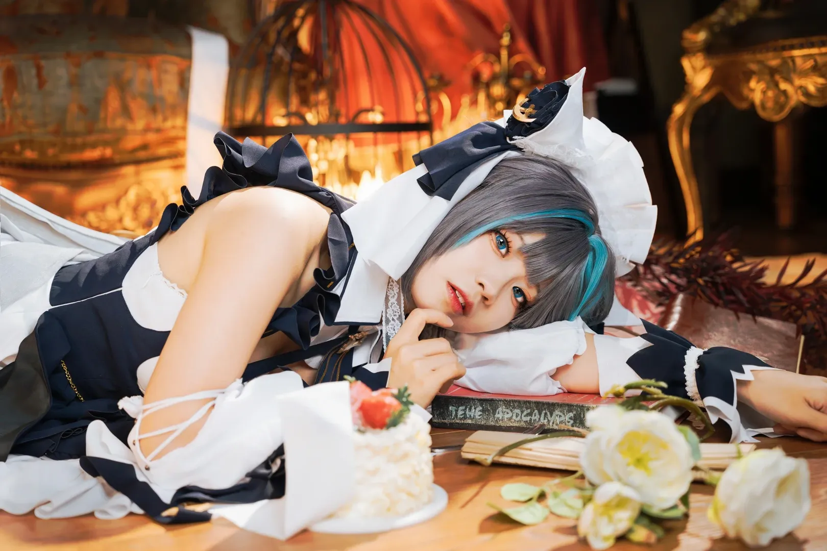 チェシャー コスプレ, アズールレーン, コスプレ撮影, メイド服コーデ, 二次元風の完成写真 - 8枚目