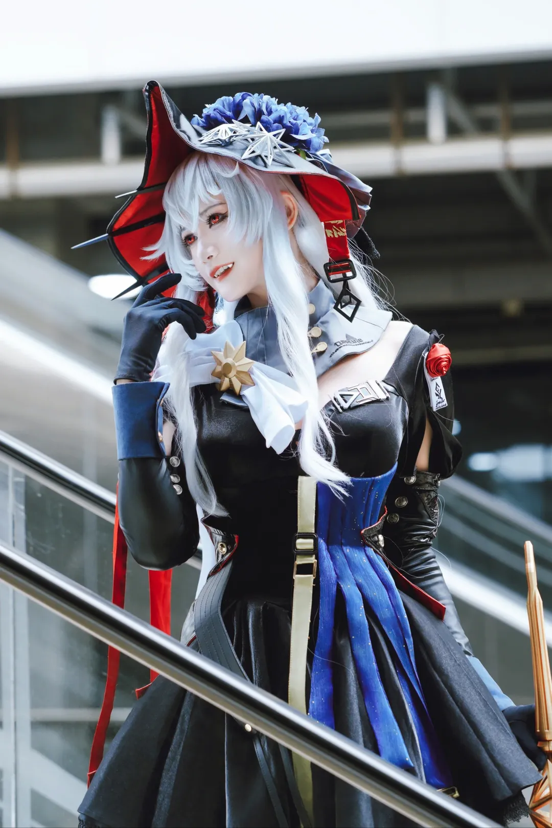 漫展返圖, 漫展場照, 二次元cosplay, 明日方舟, 歸溟幽靈鯊cos - 第2張