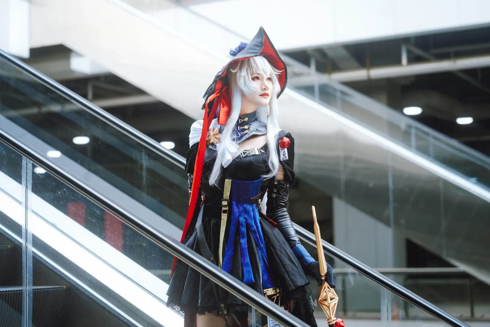 漫展返圖, 漫展場照, 二次元cosplay, 明日方舟, 歸溟幽靈鯊cos - 第4張
