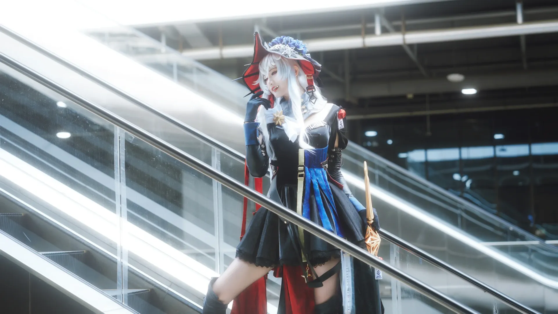 漫展返圖, 漫展場照, 二次元cosplay, 明日方舟, 歸溟幽靈鯊cos - 第5張