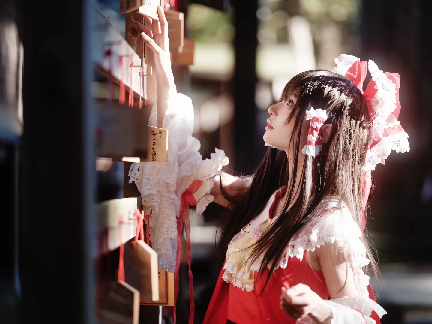 博丽灵梦cos, 东方Project, 巫女cosplay, 日枝神社, 幻想乡摄影 - 第3张