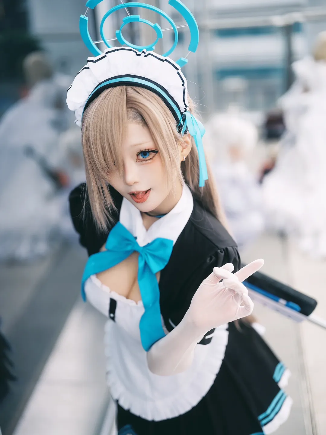 碧蓝档案, 漫展场照, 二次元cosplay, 明日奈cos, 全方向美少女 - 第11张