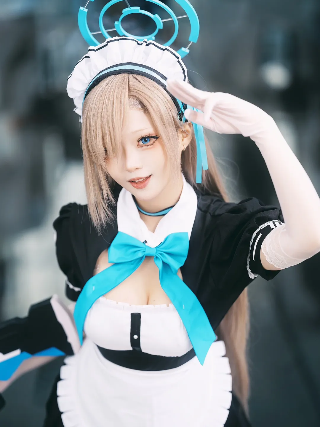 碧蓝档案, 漫展场照, 二次元cosplay, 明日奈cos, 全方向美少女 - 第17张