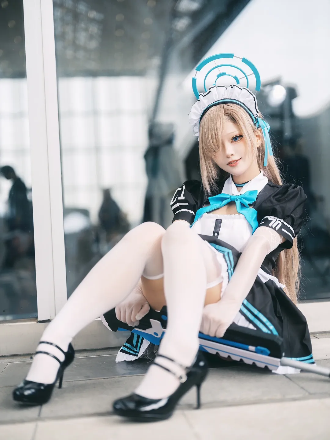 碧蓝档案, 漫展场照, 二次元cosplay, 明日奈cos, 全方向美少女 - 第2张