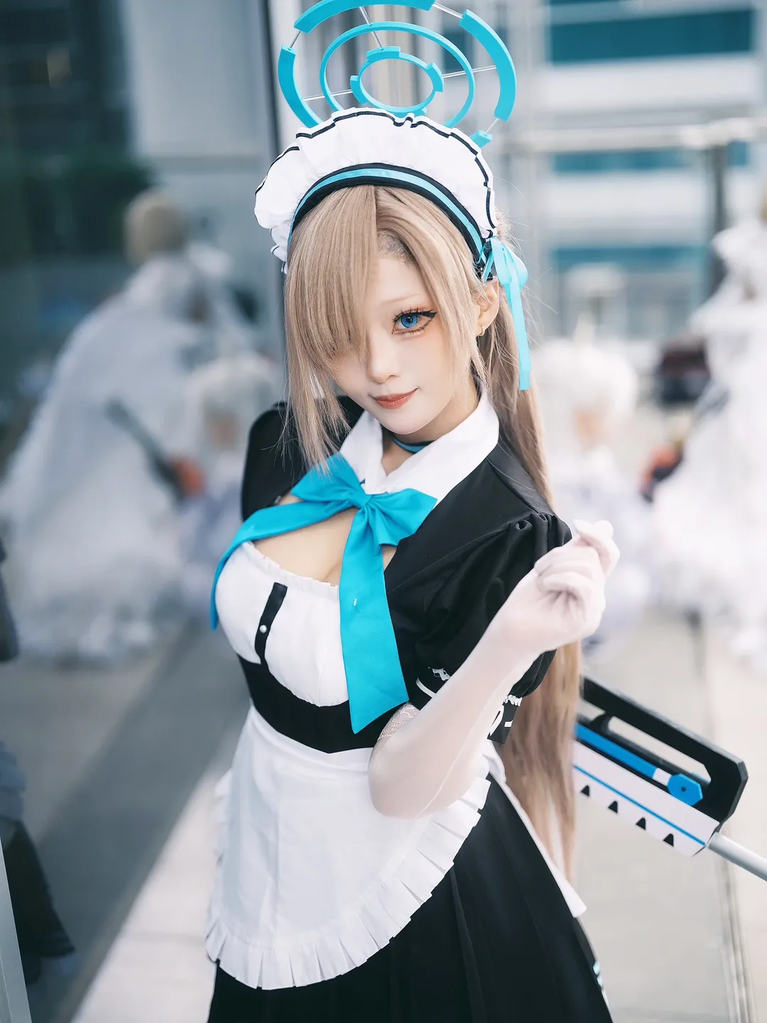 碧蓝档案, 漫展场照, 二次元cosplay, 明日奈cos, 全方向美少女 - 第3张