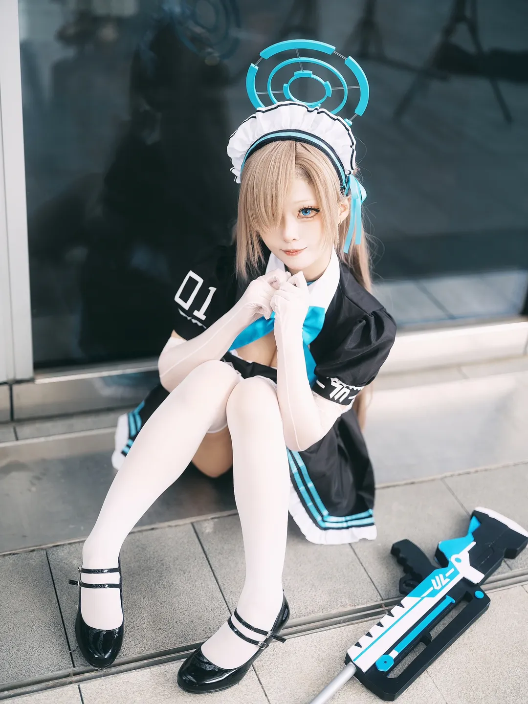 碧蓝档案, 漫展场照, 二次元cosplay, 明日奈cos, 全方向美少女 - 第4张