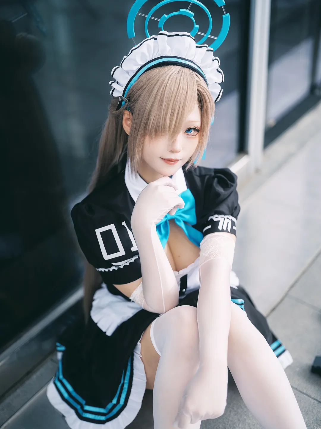 碧蓝档案, 漫展场照, 二次元cosplay, 明日奈cos, 全方向美少女 - 第5张