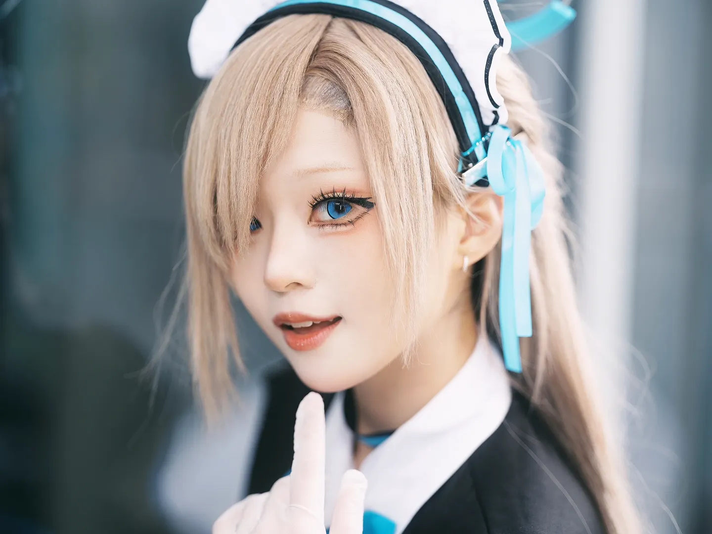 碧蓝档案, 漫展场照, 二次元cosplay, 明日奈cos, 全方向美少女 - 第9张