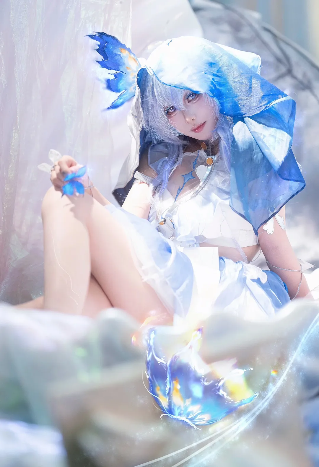 鸣潮, 守岸人cos, 二次元cos, cosplay正片, 蓝蝴蝶 - 第2张