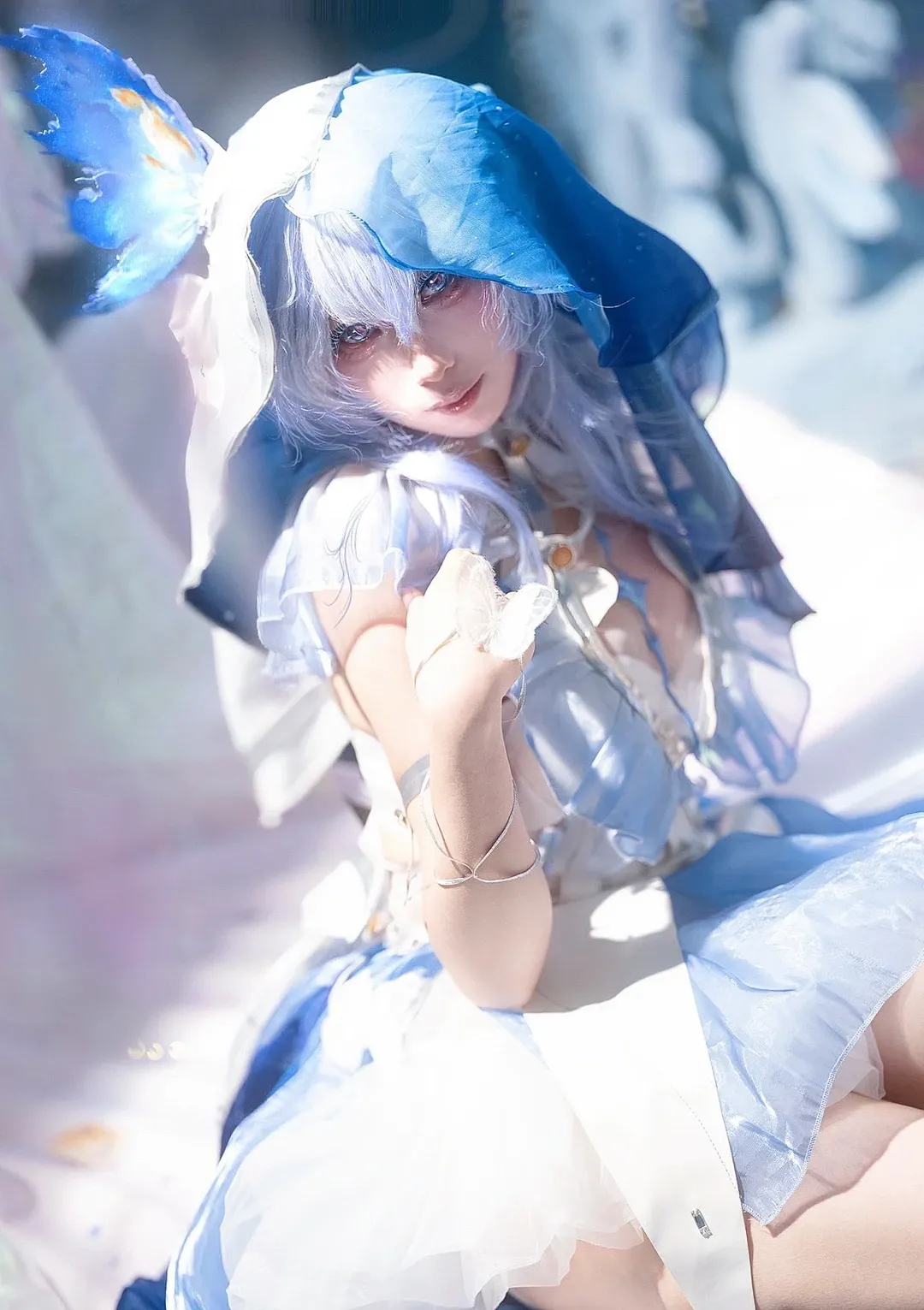 鸣潮, 守岸人cos, 二次元cos, cosplay正片, 蓝蝴蝶 - 第7张