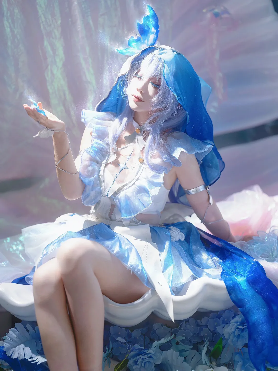 鸣潮, 守岸人cos, 二次元cos, cosplay正片, 蓝蝴蝶 - 第8张