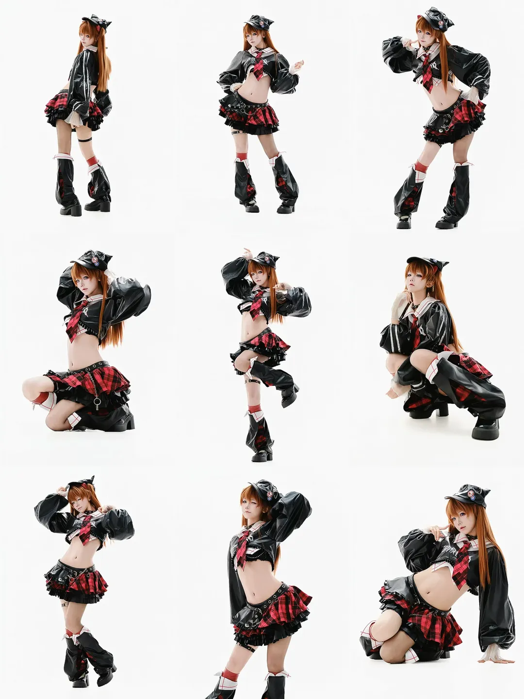 Cosplay摄影, EVA, 明日香cos, 新世纪福音战士, 白棚写真 - 第1张