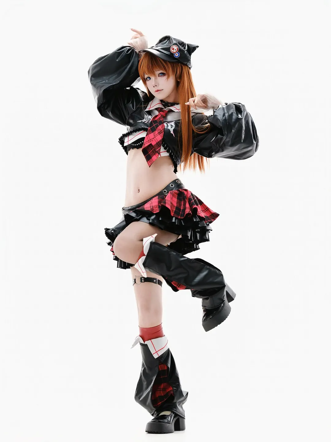 Cosplay摄影, EVA, 明日香cos, 新世纪福音战士, 白棚写真