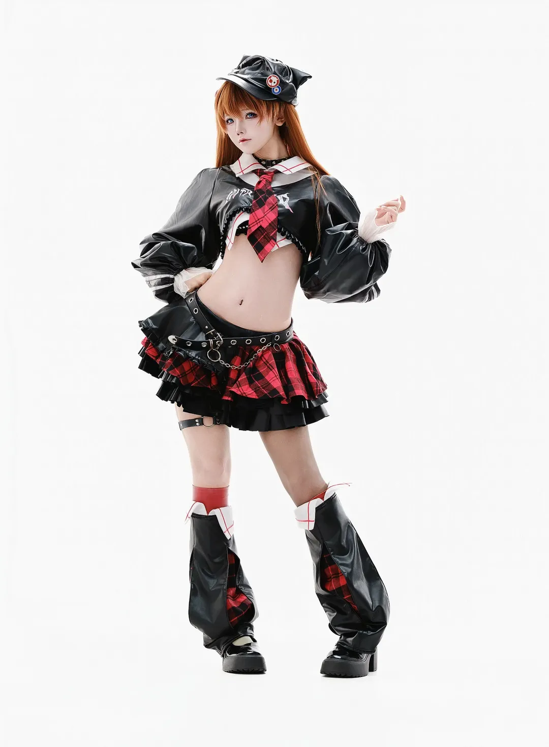 Cosplay摄影, EVA, 明日香cos, 新世纪福音战士, 白棚写真 - 第7张