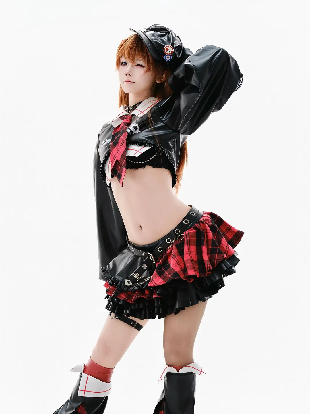 Cosplay摄影, EVA, 明日香cos, 新世纪福音战士, 白棚写真 - 第9张