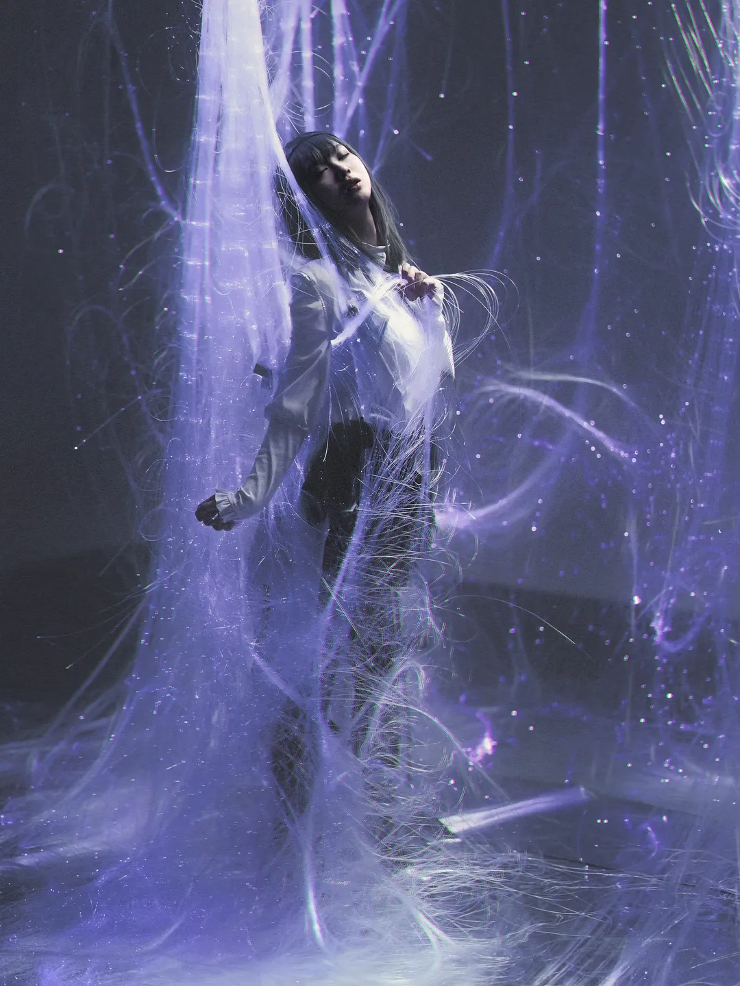 Arknights, Priestess cosplay, Atmospheric cinematic shots, Cyber ghost girl, Nanjing cosplay photography - Image 2