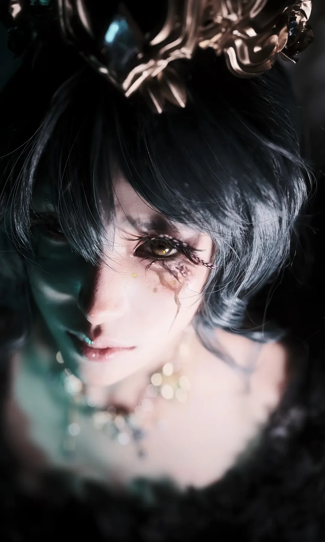 第五人格, cosplay摄影, 园丁cos, 怪鸟妆容, 视觉特效