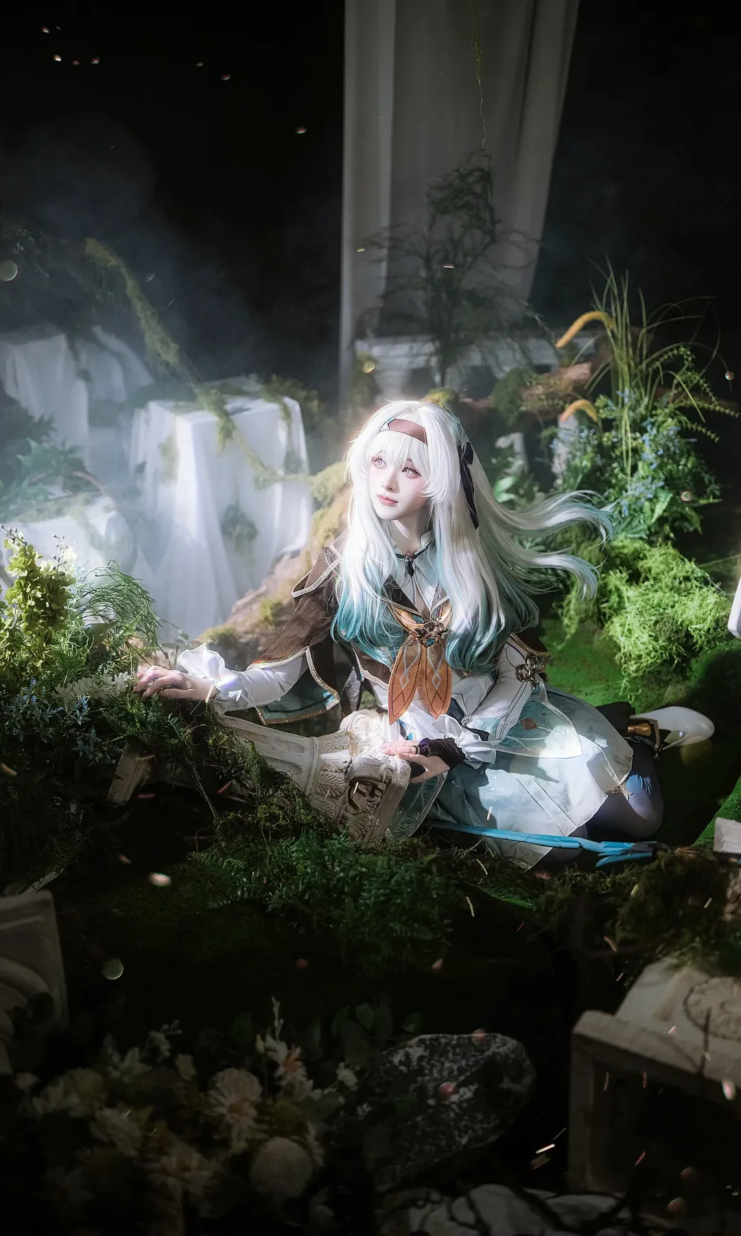 二次元摄影, 流萤cos, 星穹铁道, cosplay正片, 森系造景 - 第2张