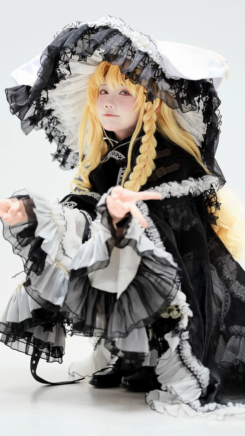 東方Project, 霧雨魔理沙 コスプレ, 二次元コスプレ, 普通の魔法使いだぜ, 白黒の魔法使い - 3枚目