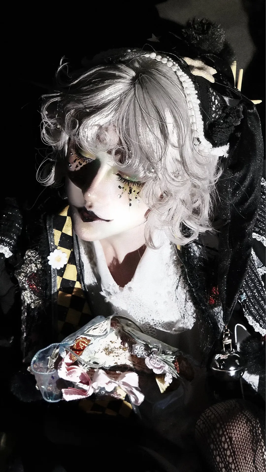 Identity V, Cosplay photography, Mime cosplay, Straight out of camera, Dark style makeup and styling