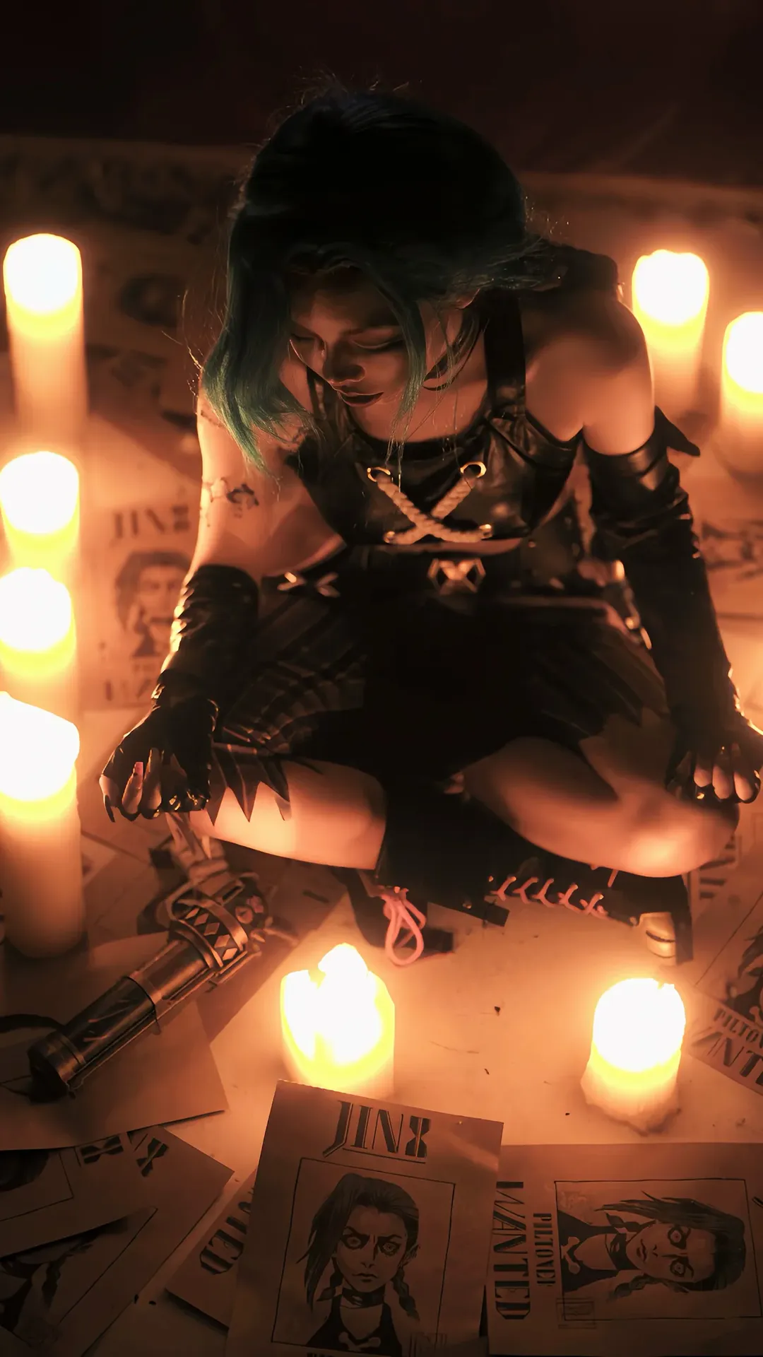 氛围感摄影, cosplay日常, 金克丝cos, 双城之战, 单光源拍摄