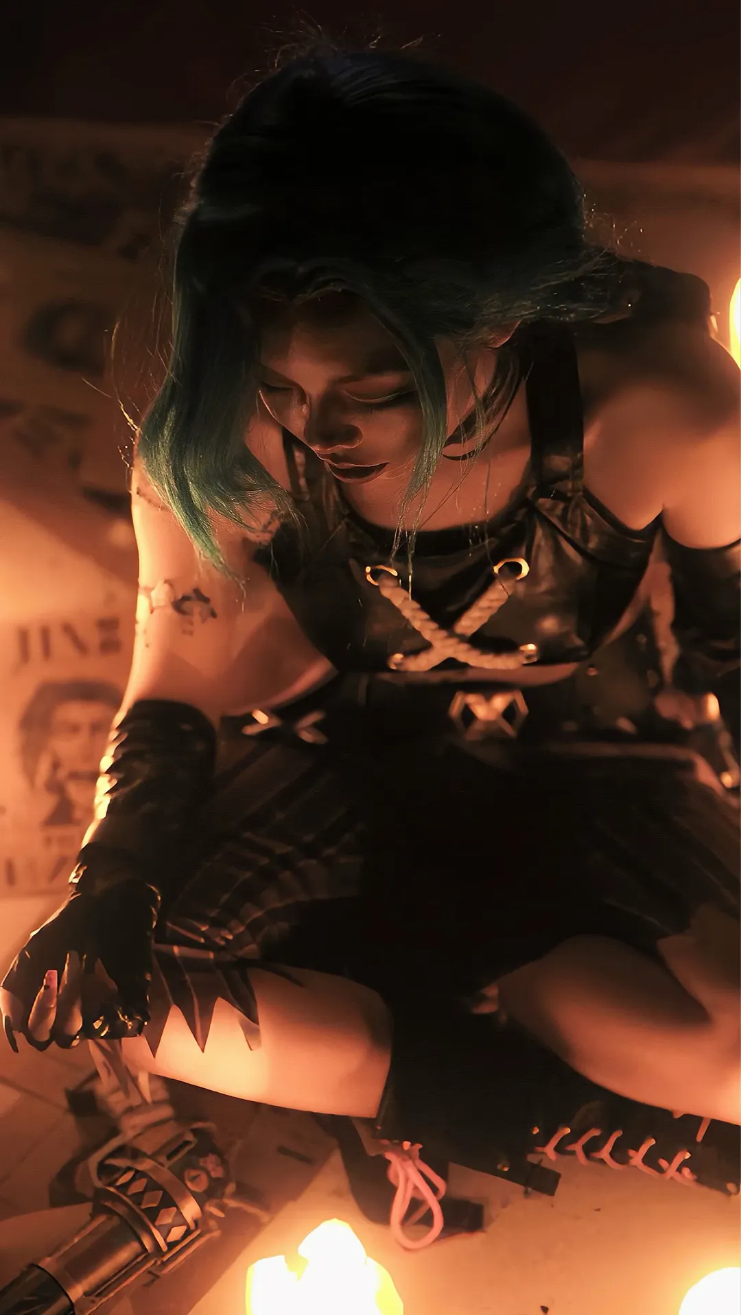 氛围感摄影, cosplay日常, 金克丝cos, 双城之战, 单光源拍摄 - 第2张