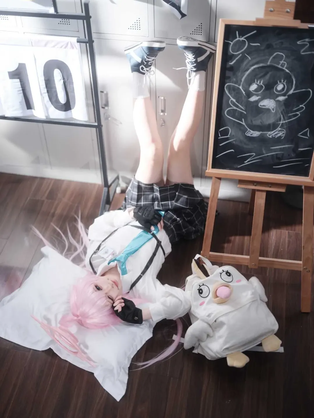 2D, cosplay, Fan Content Festival, White thigh-highs outfit, Moe-style outfit - Image 2