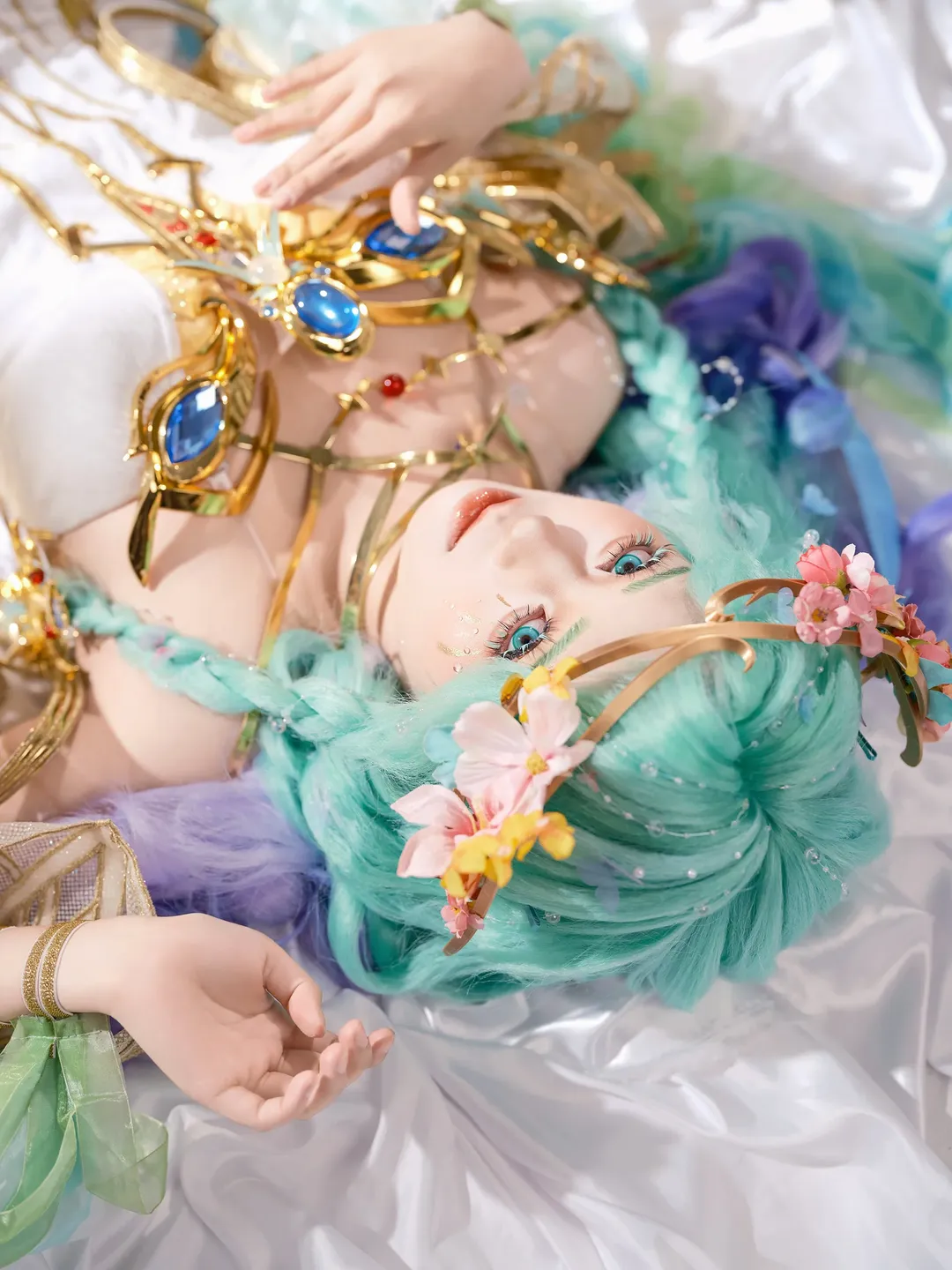 二次元, cosplay, 王者荣耀, 仙气造型, 游戏角色仿妆 - 第1张