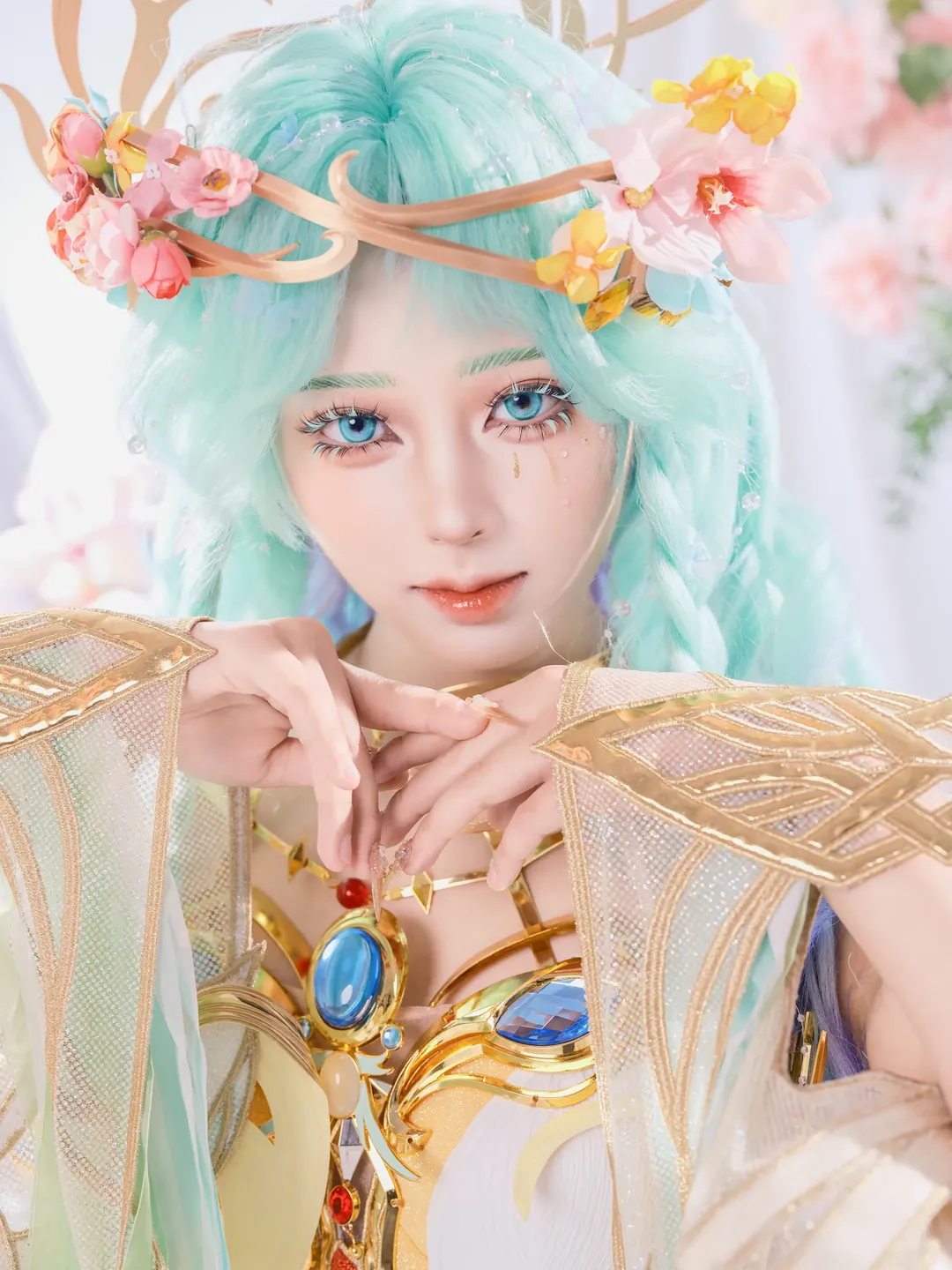 二次元, cosplay, 王者荣耀, 仙气造型, 游戏角色仿妆