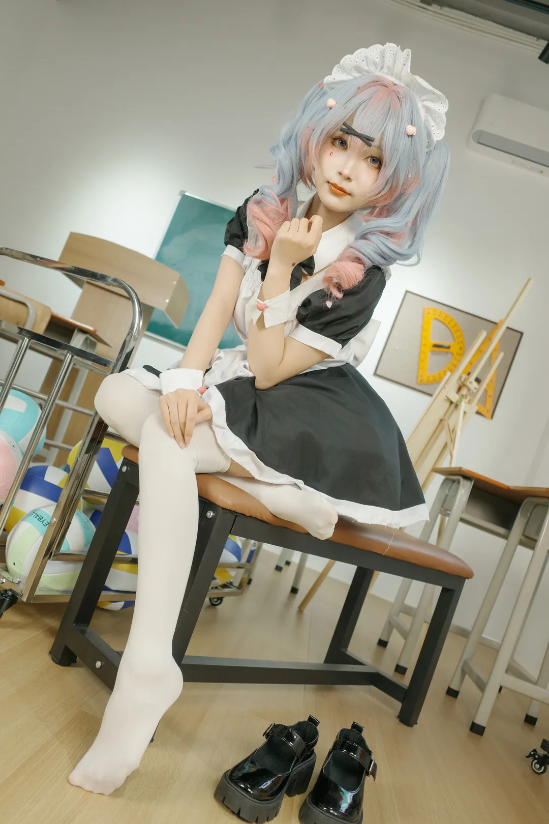二次元摄影, 日系小清新, 理光GR4, 室内人像, 女仆cos