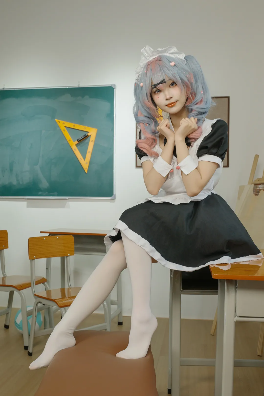 二次元摄影, 日系小清新, 理光GR4, 室内人像, 女仆cos - 第10张