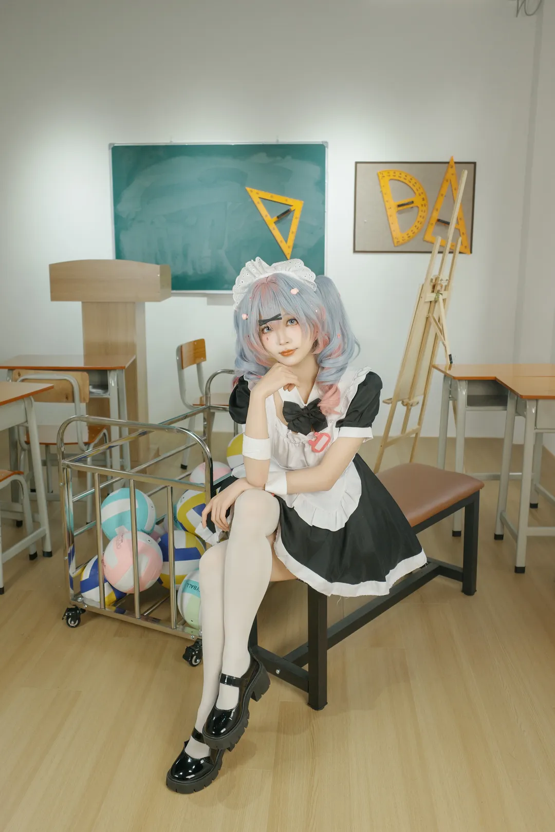 二次元摄影, 日系小清新, 理光GR4, 室内人像, 女仆cos - 第13张