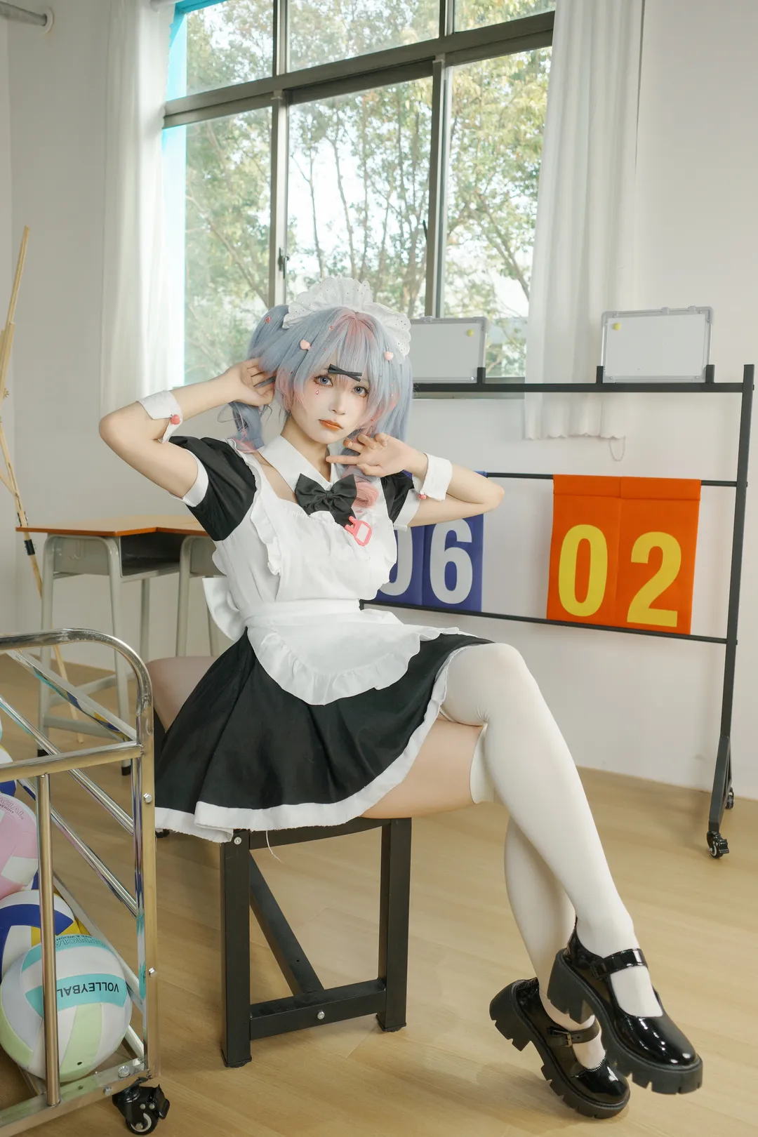 二次元摄影, 日系小清新, 理光GR4, 室内人像, 女仆cos - 第14张