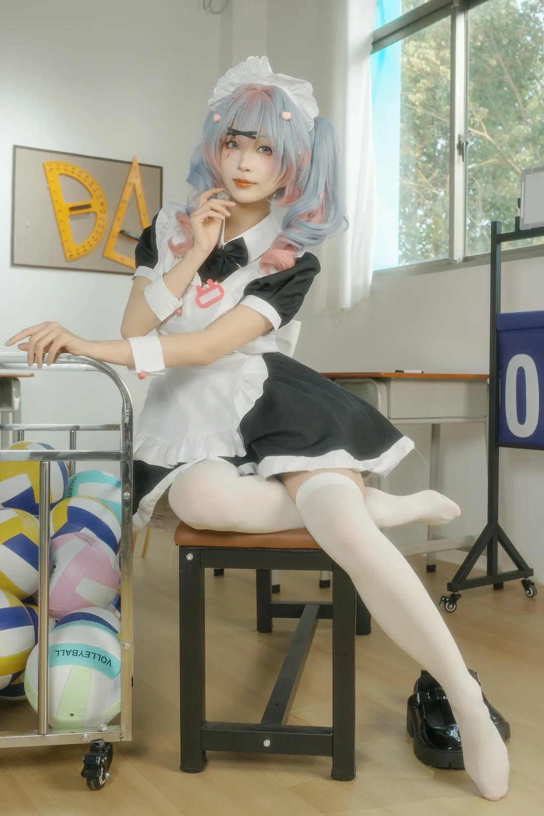 二次元摄影, 日系小清新, 理光GR4, 室内人像, 女仆cos - 第2张