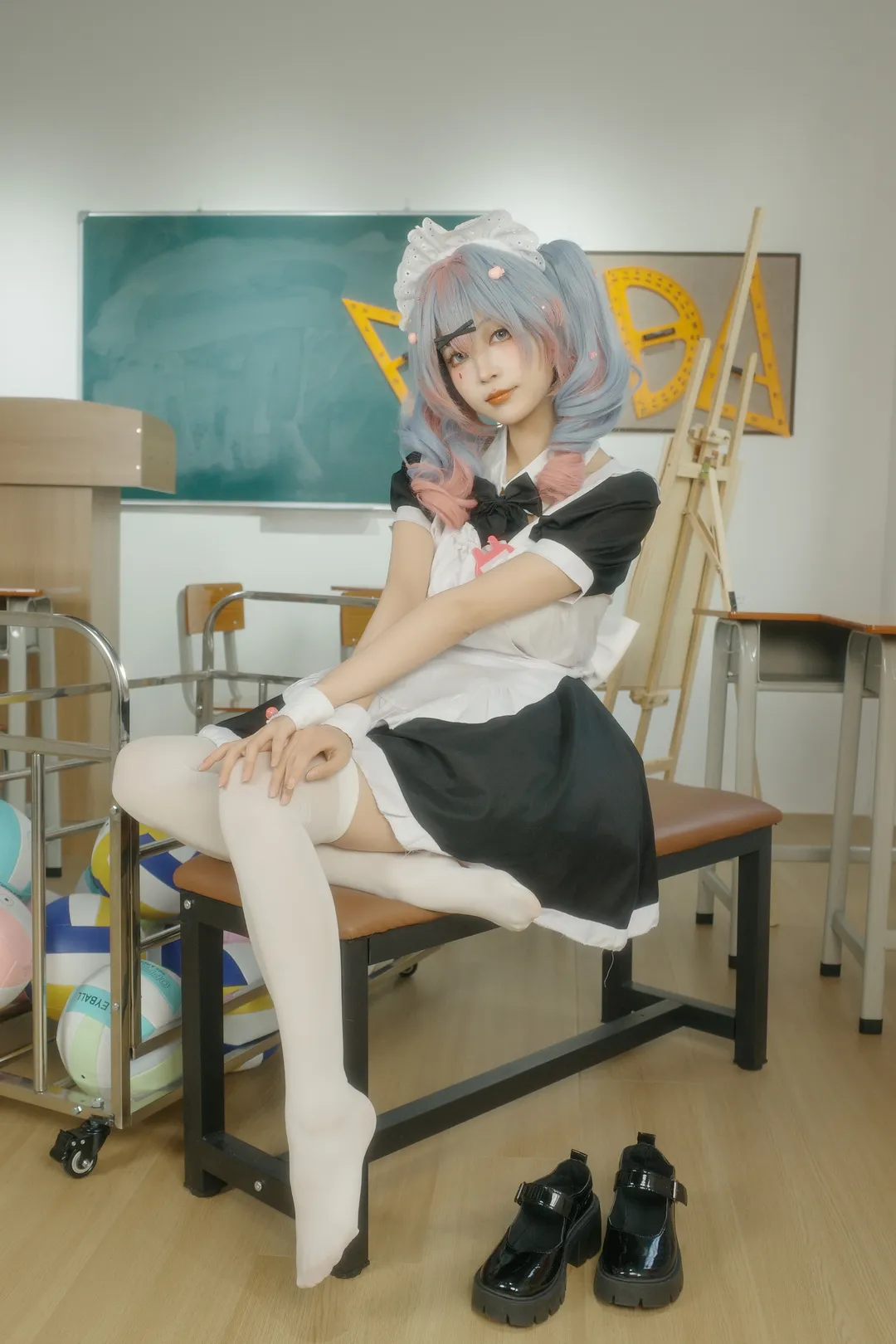 二次元摄影, 日系小清新, 理光GR4, 室内人像, 女仆cos - 第3张