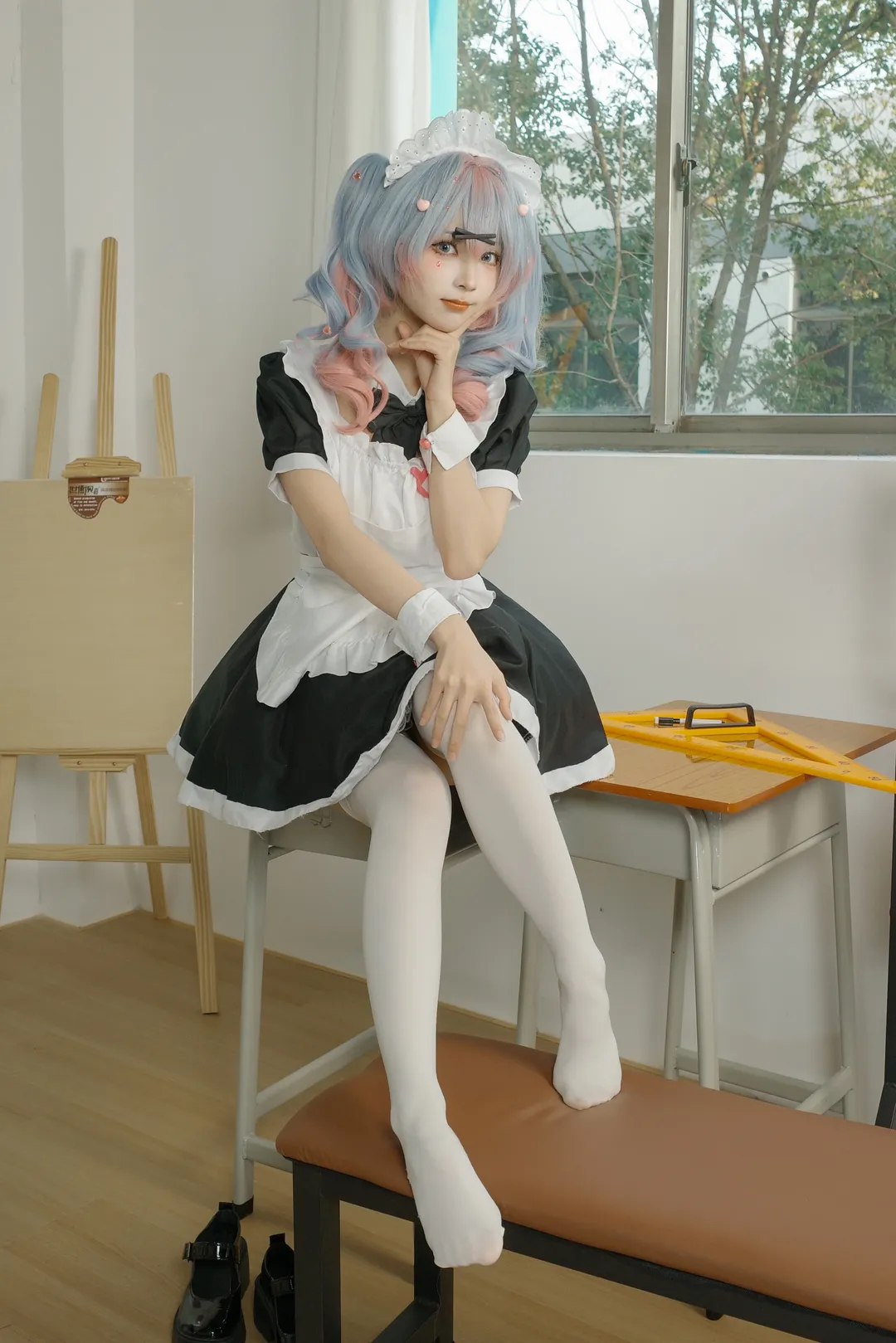 二次元摄影, 日系小清新, 理光GR4, 室内人像, 女仆cos - 第9张