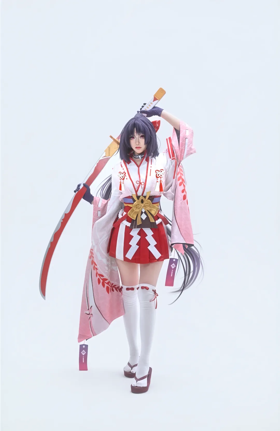 cosplay摄影, 阴阳师, 妖刀姬cos, 和风少女, 刀剑cosplay - 第3张