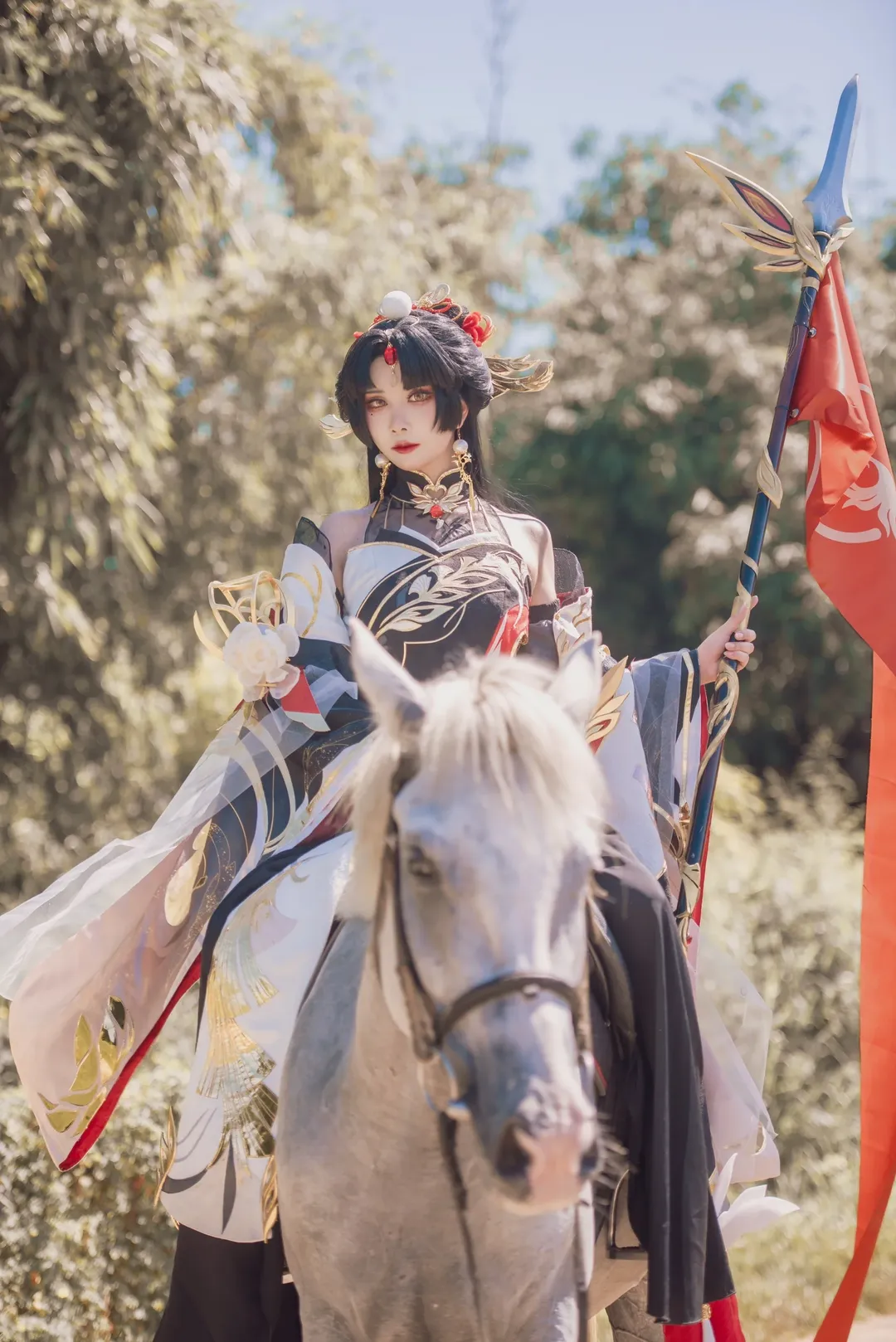 古风摄影, 国风cosplay, 花亦山心之月, 昭阳大公主cos, 骑马cosplay