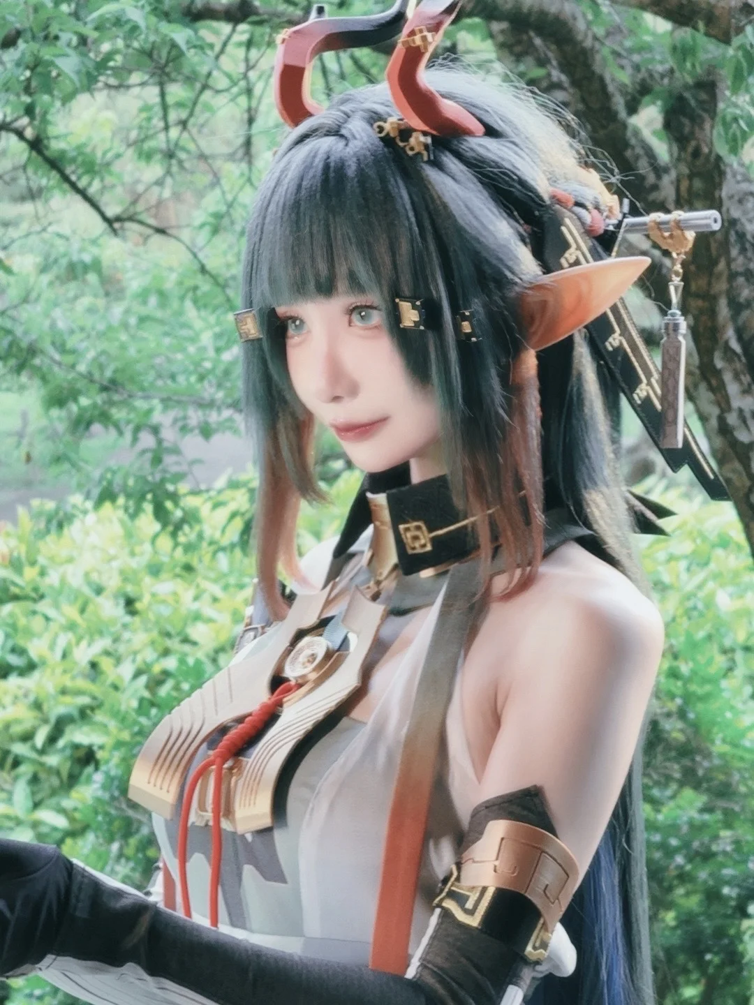 明日方舟终末地, 户外实景, cosplay摄影, 国风奇幻, 庄方宜cos - 第1张