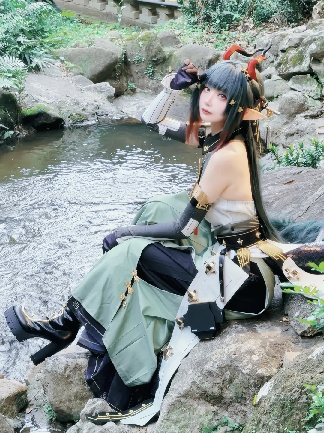 明日方舟终末地, 户外实景, cosplay摄影, 国风奇幻, 庄方宜cos - 第3张