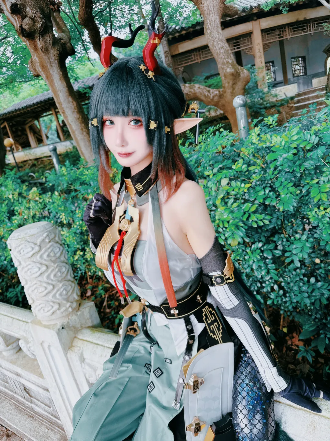 明日方舟终末地, 户外实景, cosplay摄影, 国风奇幻, 庄方宜cos - 第5张