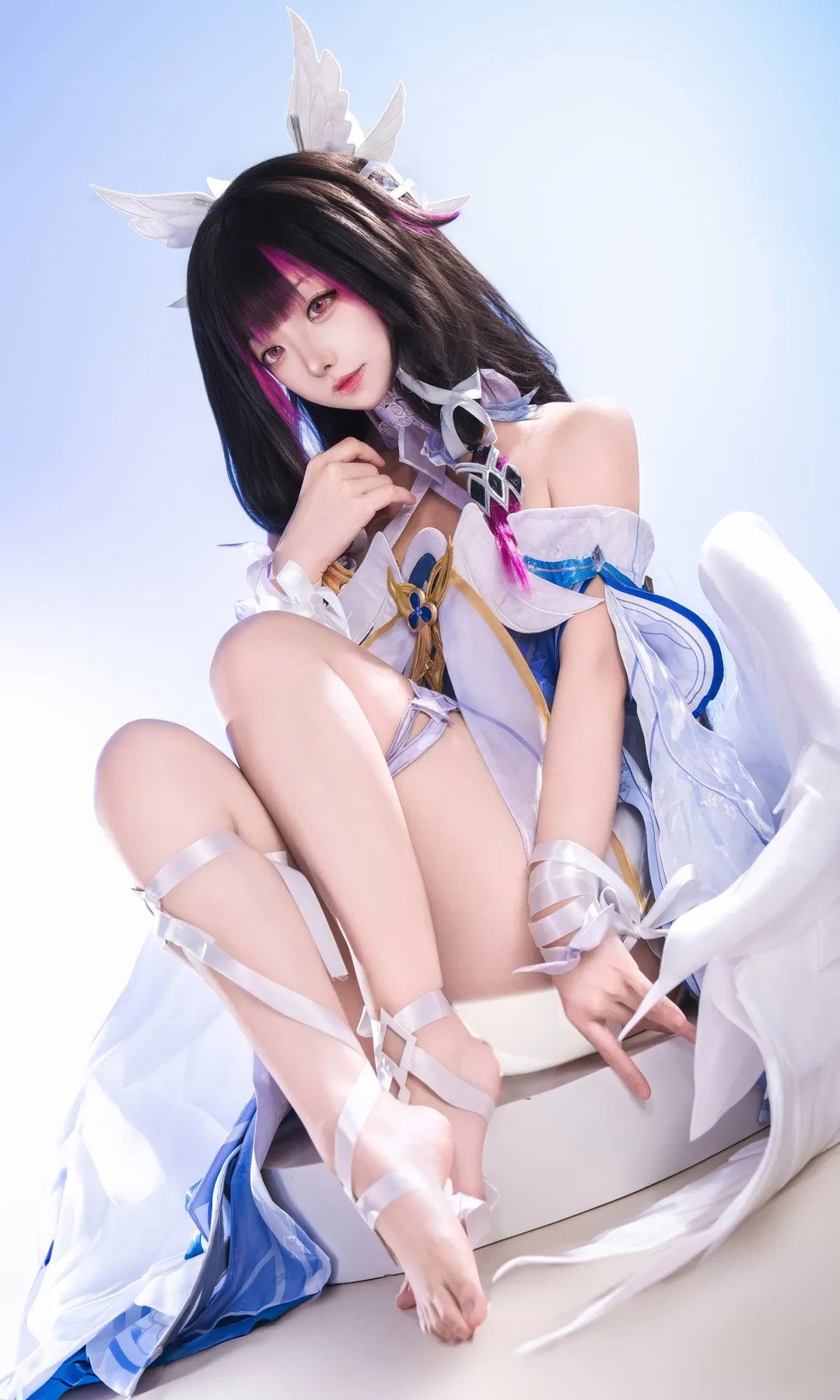2D, Genshin Impact, Columbina Cosplay, Atmospheric photography, Damselette cosplay