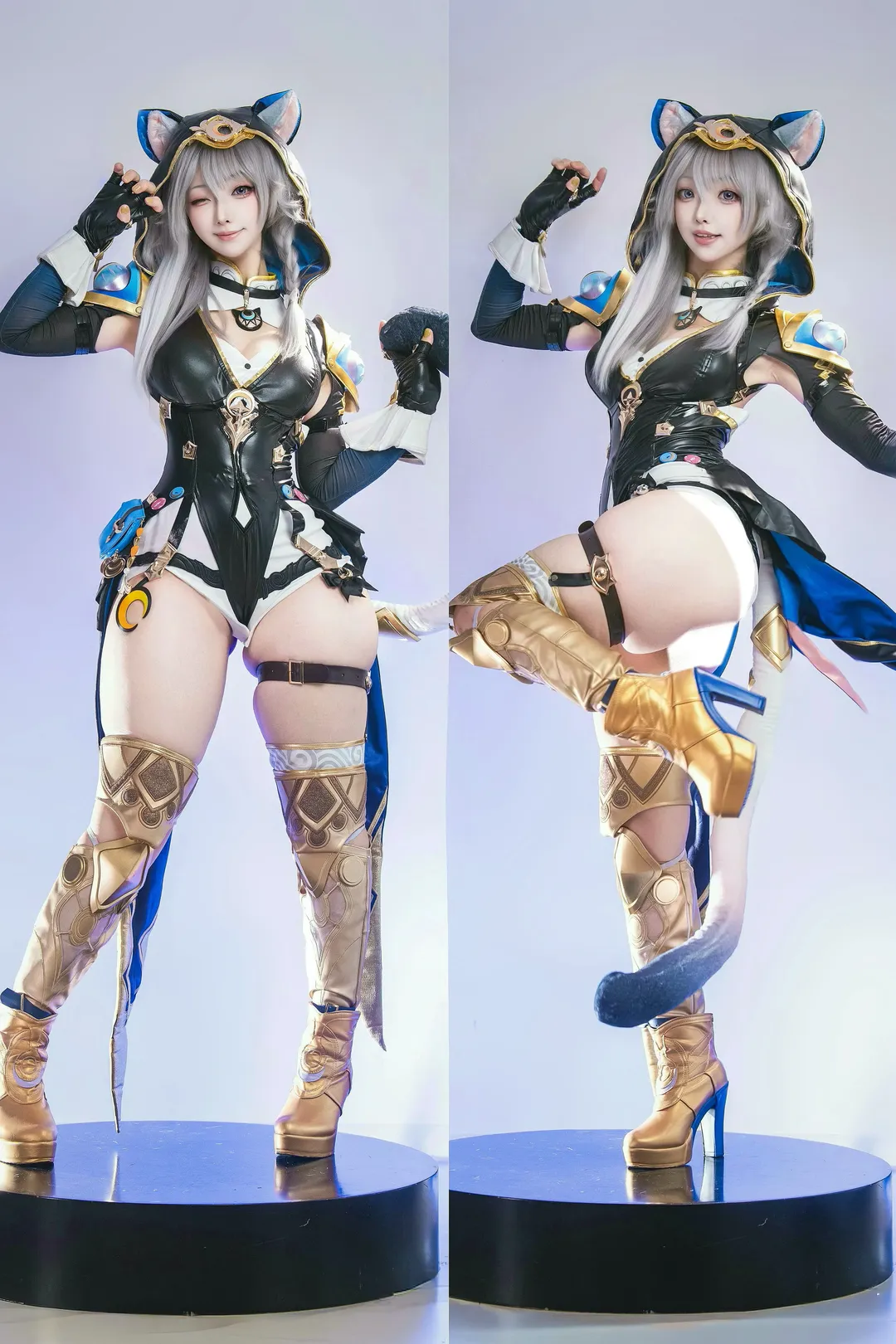 赛飞儿cos, 崩坏星穹铁道, cosplay摄影, 二次元猫娘, 高跟战靴 - 第1张