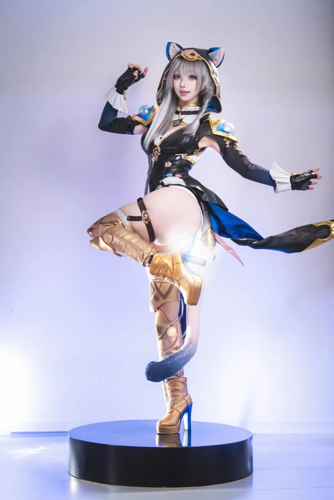 赛飞儿cos, 崩坏星穹铁道, cosplay摄影, 二次元猫娘, 高跟战靴 - 第3张