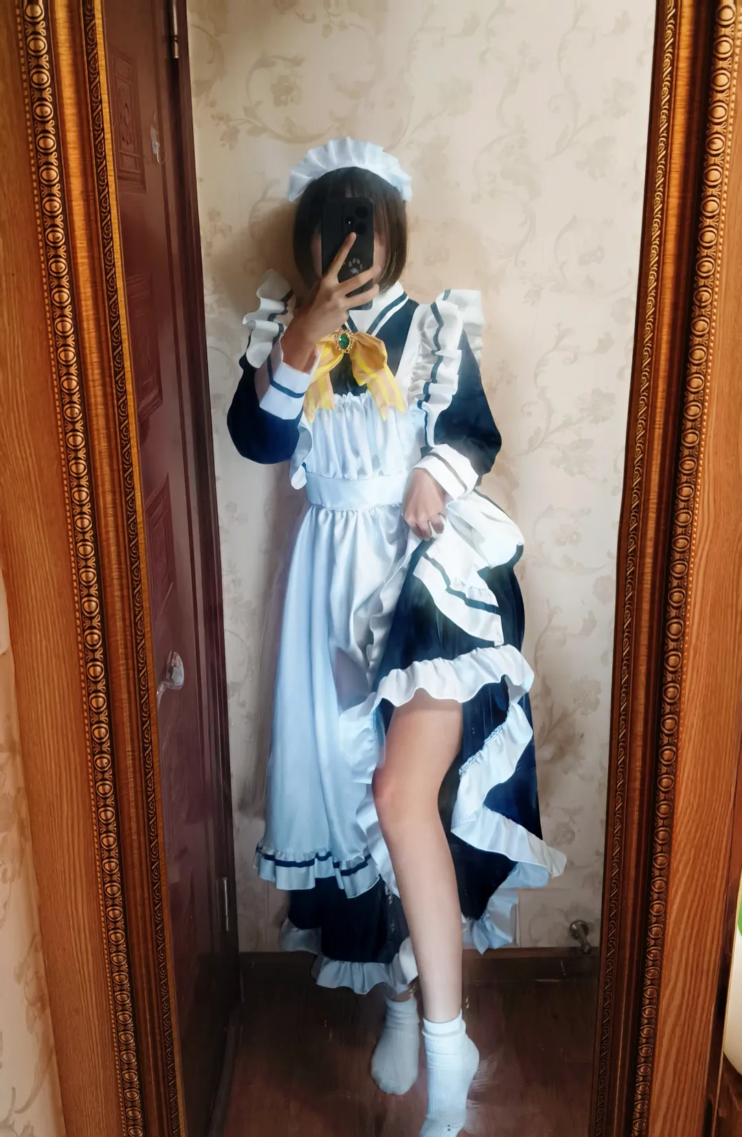 女仆装, 四季夏目cos, 对镜自拍, Cosplay日常, 星光咖啡馆与死神之蝶 - 第2张