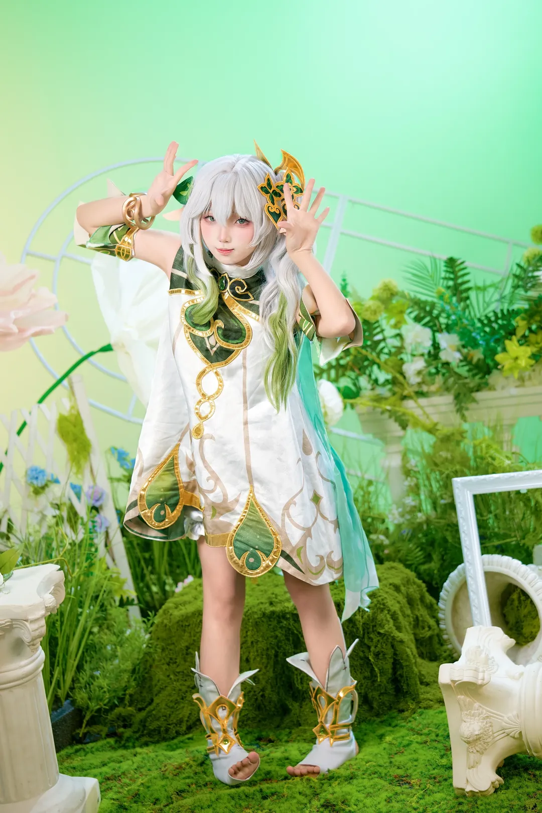 Genshin Impact, Anime-style photography, Nahida Cosplay, Dendro Archon cosplay, Forest style cosplay - Image 2