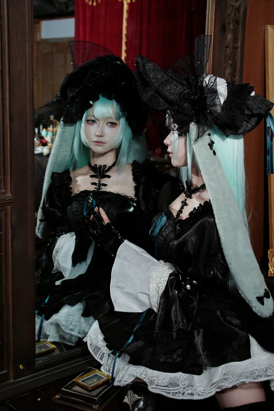 Gothic Lolita, Wakaba Mutsumi cosplay, Arknights cosplay, Ave Mujica, Marionette - Image 4