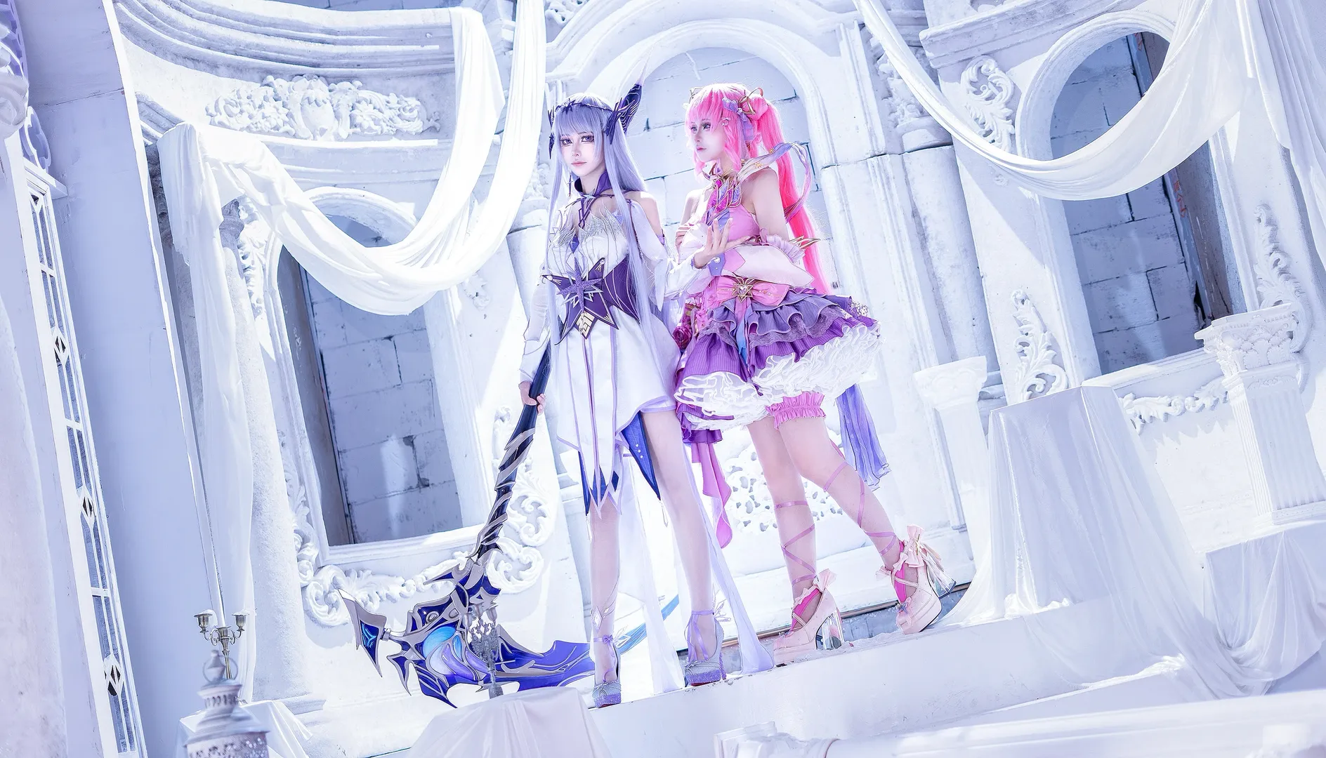 cosplay棚拍, 圣采儿cos, 神印王座, 陈樱儿cos, 双人同框 - 第3张